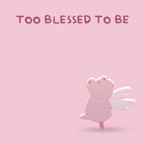 Stressed Flying Pig GIF by PositivelyPigasus