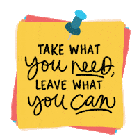 Take What You Need Water Sticker by All Better