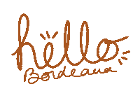 Bordeaux Hello Sticker by Hobo Club