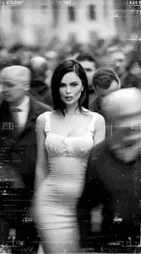 Black And White Fashion GIF by Krystle Lina