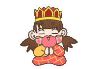 girl gif artist Sticker