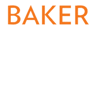 orange wildcats Sticker by Baker University