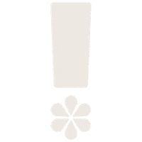 Flower Exclamation Mark Sticker by Ecover