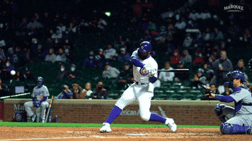 Cubs Homerun GIF by Marquee Sports Network