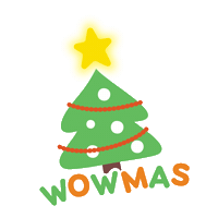 Happy Christmas Tree Sticker by wowcreative@wowpik.vn