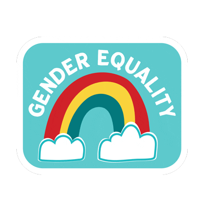 Gender Equality Rainbow Sticker