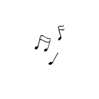 Music Note Dancing Sticker by DewyCreations