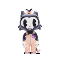 Cat 3D Sticker by Vuokatinrinteet