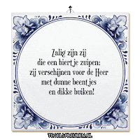 Humor Bier Sticker by Tegelspreuken.nl