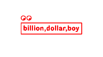 Red Eye Sticker by Billion Dollar Boy