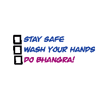 Staysafe Sticker by Bhangra Empire