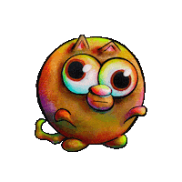 Adventures_with_Goober dog rainbow huh silly Sticker