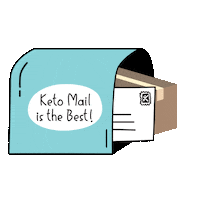 Mail Keto Sticker by Keto-Mojo