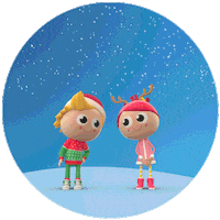 Happy Ho Ho Ho Sticker by Stella and Sunny