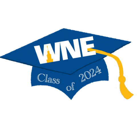 Class Of 2024 Wne Sticker by Western New England University