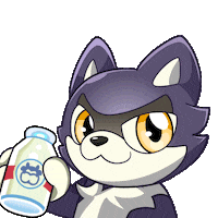 MooMooMilkCafe pokemon wolf twilight fakemon Sticker