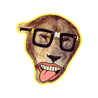 Lion Leo Sticker by jorgemariozuleta