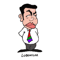 THEREALLOBONIUM new year lobonium Sticker