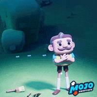 Scared Lets Go GIF by Mojo Swoptops