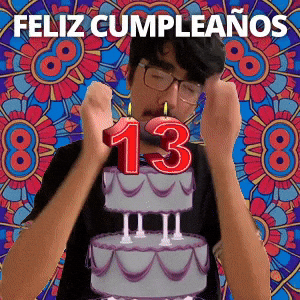 ¡Feliz 13.º cumpleaños!
