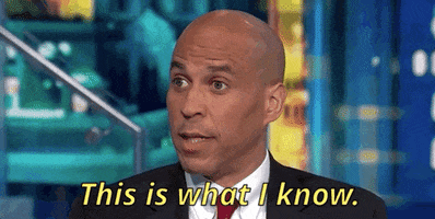 This Is What I Know Cory Booker GIF