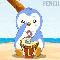 Beach Day Smile GIF by Pudgy Penguins