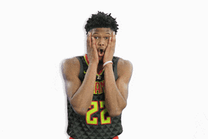 Sport Reaction GIF by Atlanta Hawks