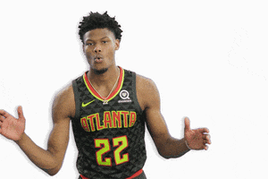 Sport Reaction GIF by Atlanta Hawks