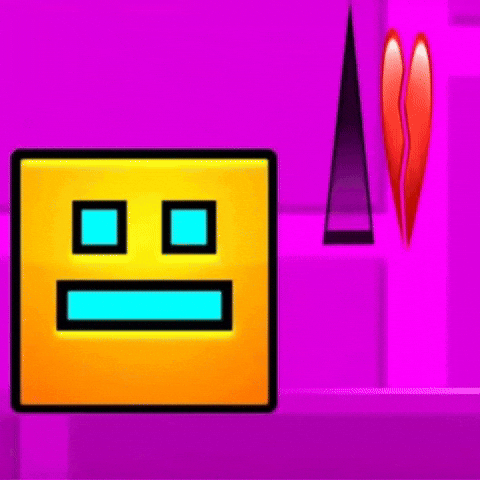 Stop Talking Geometry Dash GIF