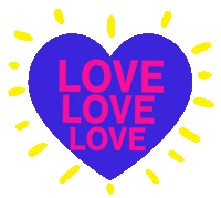 I Love You Sticker by Rachael McLean