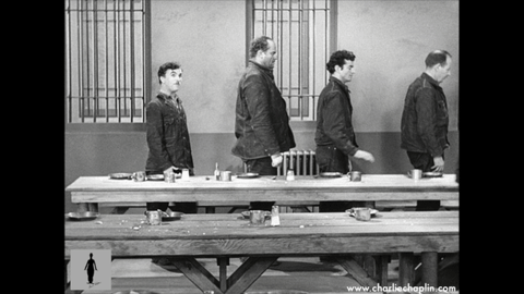 marching silent film GIF