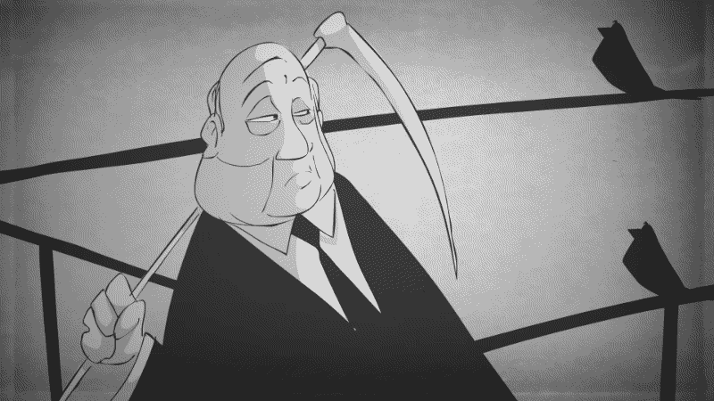 alfred hitchcock animation GIF by PBS Digital Studios