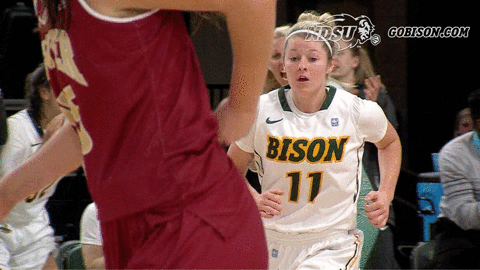 north dakota state basketball GIF by NDSU Athletics