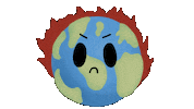 Face Go Green Sticker