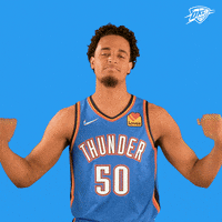 Oklahoma City Flex GIF by OKC Thunder