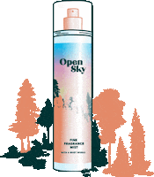 Open Sky Trees Sticker by Bath & Body Works