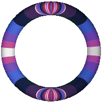 Frames Frame Art Circle Artwork Loop 3D Glitch Sticker by OpticalArtInc.