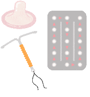 Birth Control Illustration Sticker by patriciaoettel.illustration