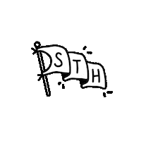 Flag Pirate Sticker by created by South
