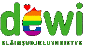 Pride Kissa Sticker by Eläinsuojeluyhdistys Dewi ry