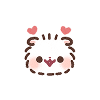 Heart Love Sticker by PomeranianMochi