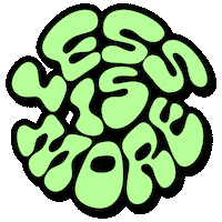 Less Is More Minimalism Sticker by Neonyt