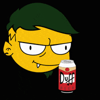amordub beer the simpsons character simpsons GIF
