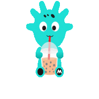 The_Mibblers animation drink yummy drinks Sticker