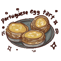 Eggtart Sticker