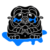 Sad Face Sticker