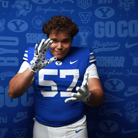 College Football Go Cougs GIF by BYU Cougars