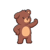 Hold On No Sticker by BEARISH