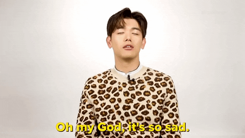 Sad Eric Nam GIF by BuzzFeed