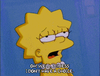 sad lisa simpson GIF